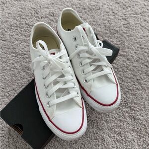 Classic White Canvas Sneakers